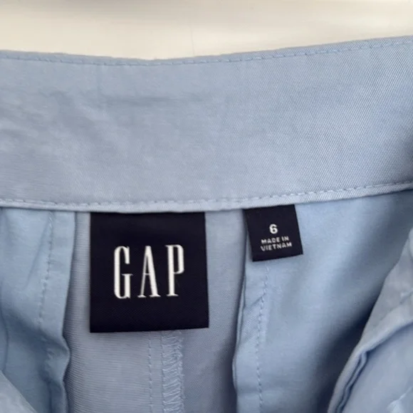 GAP High Rise SoftSuit Trousers Light Blue - Picture 4 of 4
